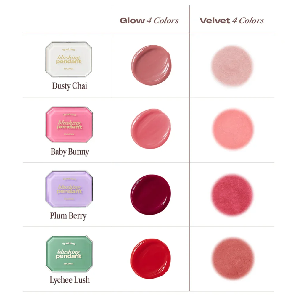 Lip and Cheek Blushing Pendant - 4 Colours (14g x 2) - Image 3