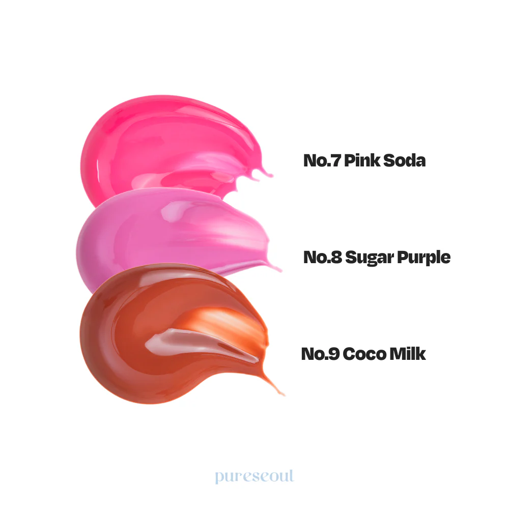 Lip Potion Aqua Glow, Candylicious Series - 3 Colours (9ml) - Image 3