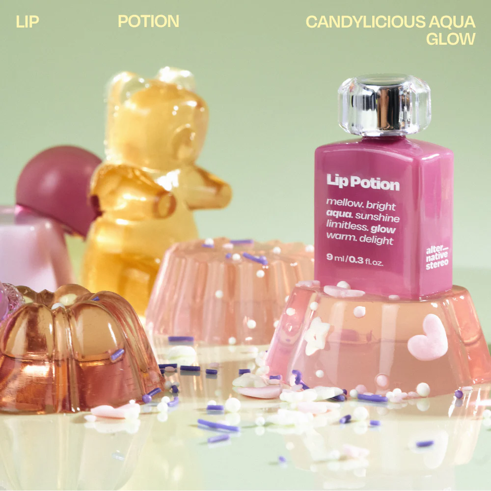 Lip Potion Aqua Glow, Candylicious Series - 3 Colours (9ml) - Image 5