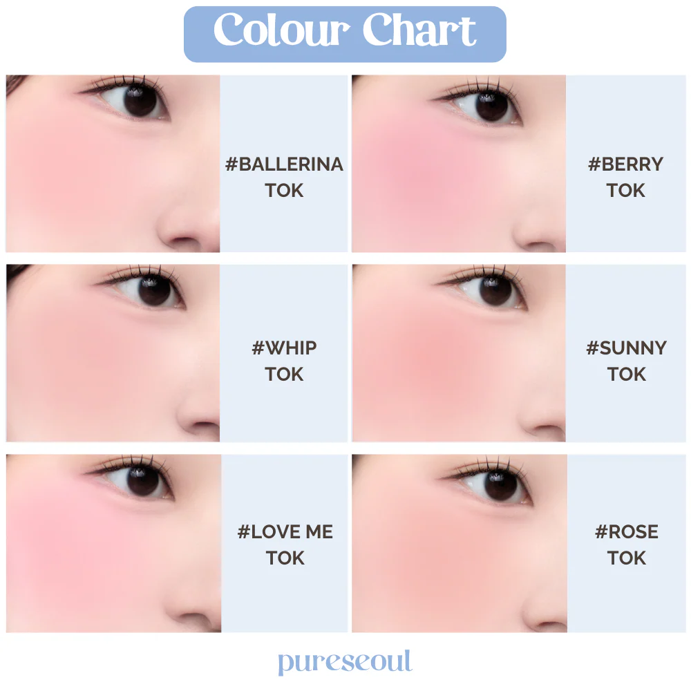 Cheek Tok Tok - 6 Colours (5.5ml) - Image 3