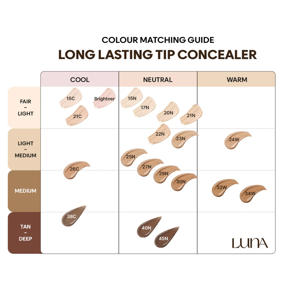 Long Lasting Tip Concealer - 20 Shades (7.5g) - Image 3