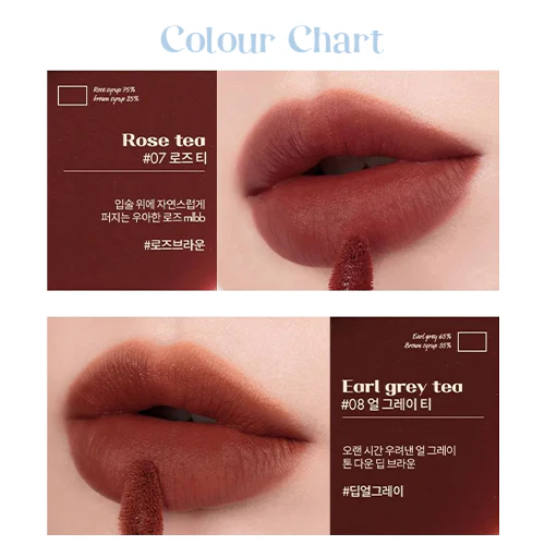 Milk Tea Velvet Tint, Afternoon Series - 5 Colours - Image 5