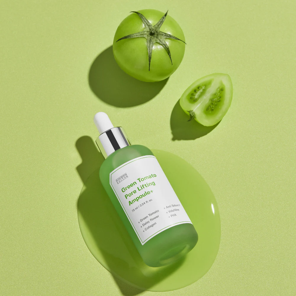 Green Tomato Pore Lifting Ampoule+ (30ml) - Image 3